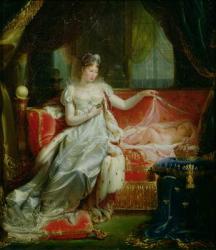 Empress Marie-Louise (1791-1847) and the King of Rome, 1812 (oil on canvas) | Obraz na stenu