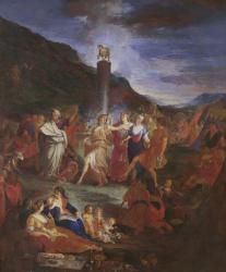 Adoration of the Golden Calf (oil on canvas) | Obraz na stenu