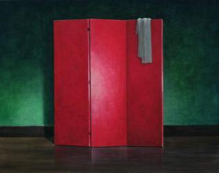 Red Screen, 1990 (acrylic on canvas) | Obraz na stenu