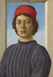 Portrait of a Youth, c.1485 (oil & tempera on panel) | Obraz na stenu