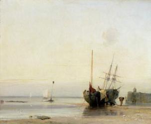 Calais Pier, c.1823-24 (oil on panel) | Obraz na stenu