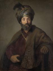 Man in Oriental Costume, c.1635 (oil on canvas) | Obraz na stenu