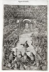Balthazar de Beaujoyeux: "Ballet comique de la reine", 1581 (engraving) | Obraz na stenu