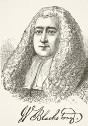Sir William Blackstone, from 'The National and Domestic History of England' by William Hickman Smith Aubrey (1858-1916) published London, c.1890 (litho) | Obraz na stenu