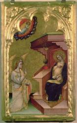 The Annunciation (tempera & gold on panel) | Obraz na stenu