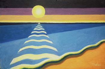 Sun, Sea and Sand, 2003 (oil on canvas) | Obraz na stenu
