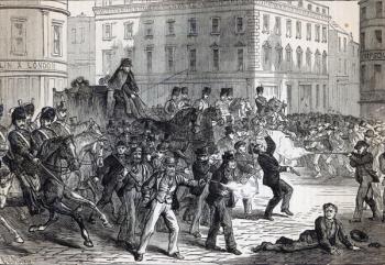 A Belfast Riot (engraving) | Obraz na stenu