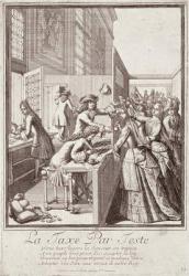 Poll Tax, 1709 (engraving) | Obraz na stenu