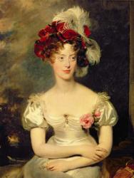 Marie-Caroline de Bourbon (1798-1870) Duchesse de Berry, c.1825 (oil on canvas) | Obraz na stenu