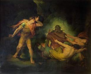 The Fire King appears to Count Albert, c.1801-10 (oil on canvaS) | Obraz na stenu