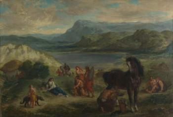 Ovid among the Scythians, 1859 (oil on canvas) | Obraz na stenu