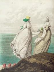 Bathing Place, from 'Gallery of Fashion', 1797 (colour engraving) | Obraz na stenu