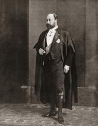 Albert Edward Prince of Wales, future Edward VII , 1841  1910, seen here as a bencher of the Middle Temple. King of the United Kingdom and the British Dominions and Emperor of India. From Edward VII His Life and Times, published 1910. | Obraz na stenu