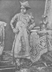 Maharaja Madho Rao Scindia of Gwalior (engraving) | Obraz na stenu