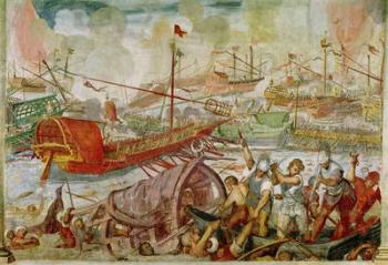 The Battle of Lepanto, October 1571, 1600 (mural) | Obraz na stenu