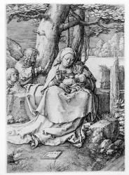 The Virgin and Child in a Landscape, 1523 (engraving) | Obraz na stenu