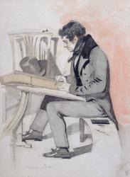 Henry Sass, c.1830 (black chalk, w/c and pen & ink on paper) | Obraz na stenu