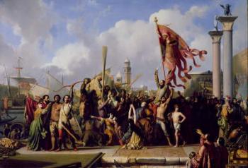 The Triumph of Pisani, 1847 (oil on canvas) | Obraz na stenu