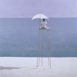 Beach guard, 2004 (acrylic on canvas) | Obraz na stenu