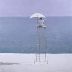 Beach guard, 2004 (acrylic on canvas) | Obraz na stenu