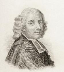 Pierre-Joseph Thoulier d'Olivet, Abbot of Olivet, 1825 (engraving) | Obraz na stenu