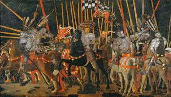 The Battle of San Romano in 1432, c.1456 (oil on panel) | Obraz na stenu