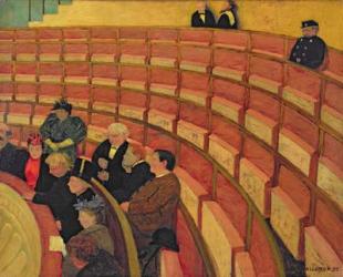 The Upper Circle at the Theatre du Chatelet, 1895 (oil on canvas) | Obraz na stenu