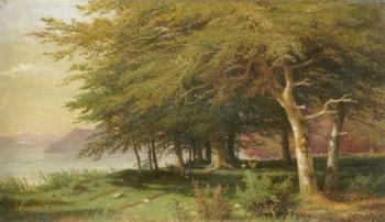 At the Chiemsee, 1842 (oil on canvas) | Obraz na stenu