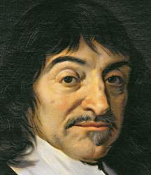 Portrait of Rene Descartes (1596-1650) c.1649 (oil on canvas) (detail of 32939) | Obraz na stenu