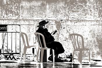 Morning Prayer, from the series Tuesday at the Wailing Wall, 2016 (photograph) | Obraz na stenu