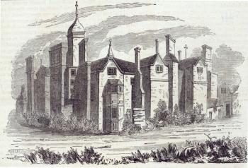 Hindlip Hall (engraving) | Obraz na stenu