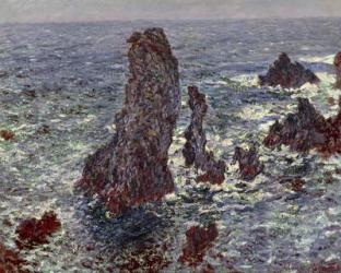 The Rocks at Belle-Ile, 1886 (oil on canvas) | Obraz na stenu