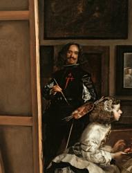 Las Meninas or The Family of Philip IV, c.1656 (oil on canvas) (detail of 405) | Obraz na stenu