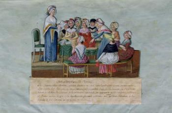 Women's Patriotic Club (gouache on paper) | Obraz na stenu
