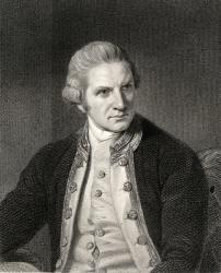James Cook (1728-79) from 'The Gallery of Portraits', published 1833 (engraving) | Obraz na stenu
