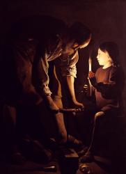 St. Joseph, the Carpenter, c.1640 (oil on canvas) | Obraz na stenu