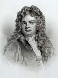 Sir Richard Steele (1672-1729) (engraving) (b/w photo) | Obraz na stenu