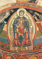The Virgin and Child, detail of the Adoration of the Magi (fresco) | Obraz na stenu