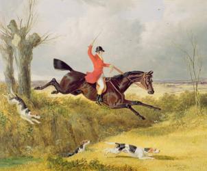 Clearing a Ditch, 1839 (oil on panel) | Obraz na stenu
