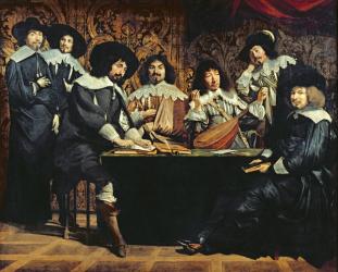 The Academy, or The Amateurs' Meeting, c.1640 (oil on canvas) | Obraz na stenu