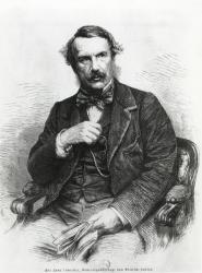 Portrait of Sir John Lawrence (1811-79) (engraving) (b/w photo) | Obraz na stenu