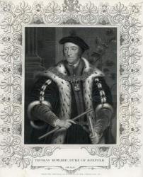 Thomas Howard (1473-1554) 3rd Duke of Norfolk (engraving) | Obraz na stenu