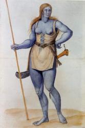 Ancient British Woman (lithograph) | Obraz na stenu