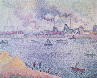The Seine, Grenelle, 1899 (oil on canvas) | Obraz na stenu