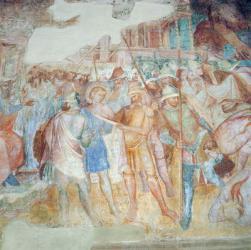 St. Ephysius Condemned, c.1390 (fresco) | Obraz na stenu