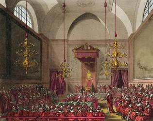 House of Lords, 1809 (aquatint) | Obraz na stenu