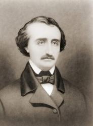 Edgar Allen Poe, after a 19th century print (litho) | Obraz na stenu