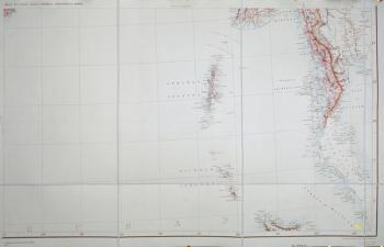 Map of the Andaman and Nicobar Islands, Bay of Bengal, 1898 (colour litho) | Obraz na stenu