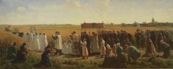 The Blessing of the Wheat in the Artois, 1857 (oil on canvas) | Obraz na stenu
