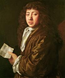 Portrait of Samuel Pepys (1633-1703) 1666 (oil on canvas) | Obraz na stenu